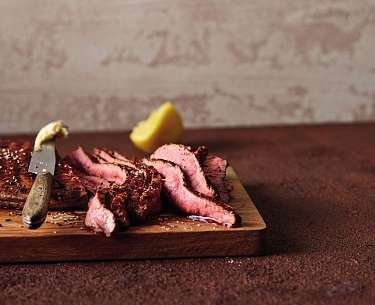 Flank Steak mit Chili Rub