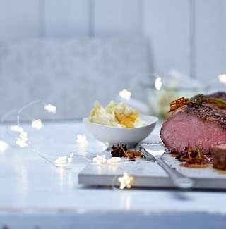 Fruchtiges Kalbsfilet mit Limetten Orangen Butter