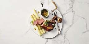 Kalbssteak mit Passionsfrucht