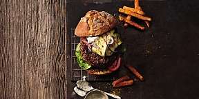 Lamm Burger mit Zucchetti