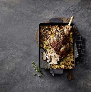 Lammgigot auf Gemuese Tian