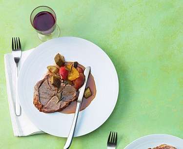 Lammgigot mit Ratatouille