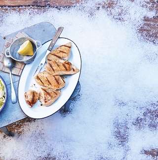 Pouletbrust mit Rohschinken Frischkaese Fuellung
