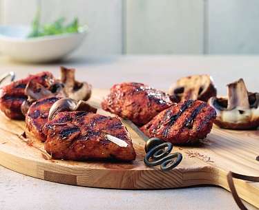 Pouletspiess an Zitronenrub