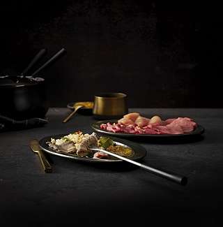 Wuerzig asiatisch ein echtes Fondue chinoise