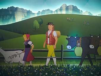 Appenzeller Haus Gemaelde